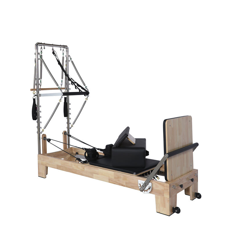 Pilates Reformer- Oak with Tower