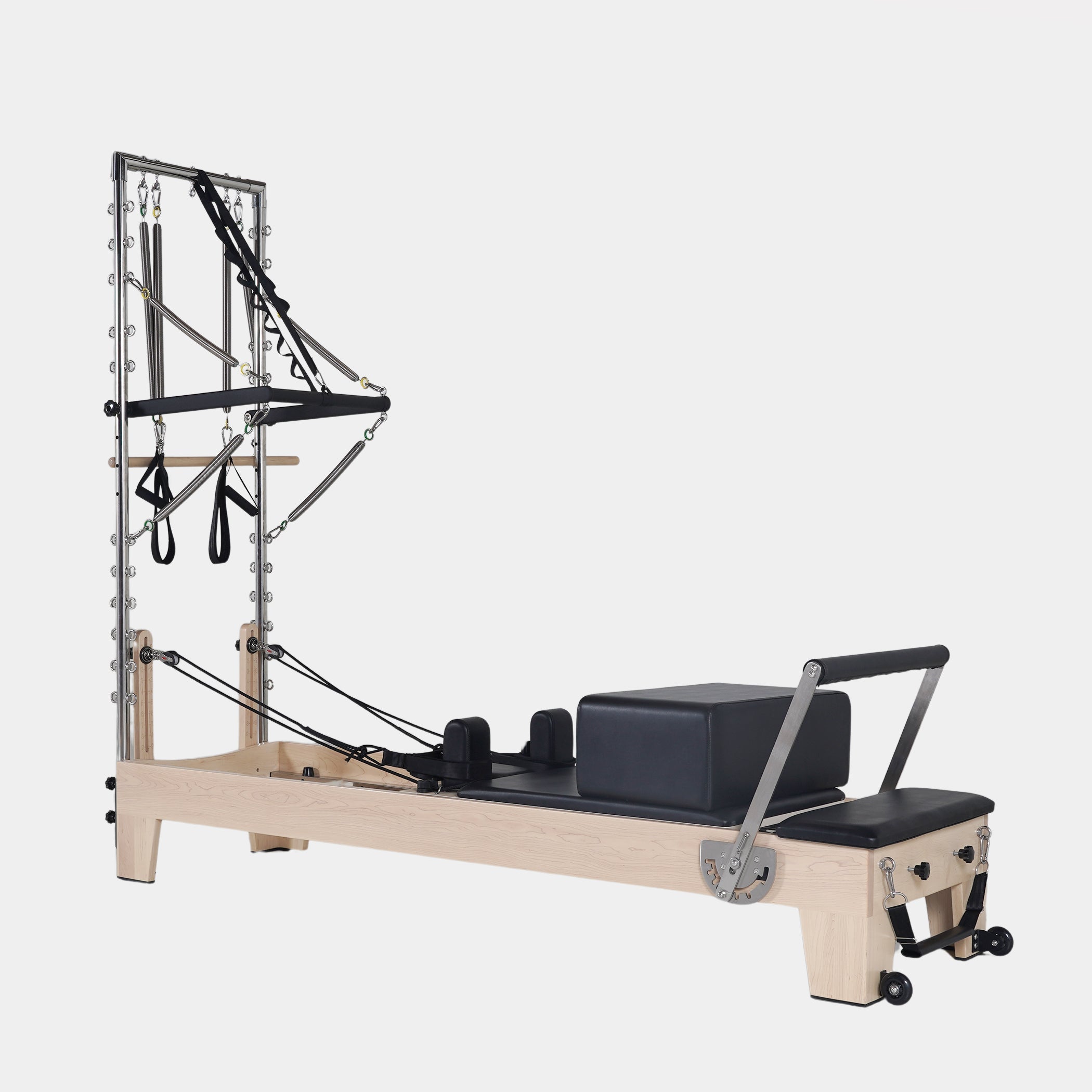 Pilates Reformer With Tower- Maple