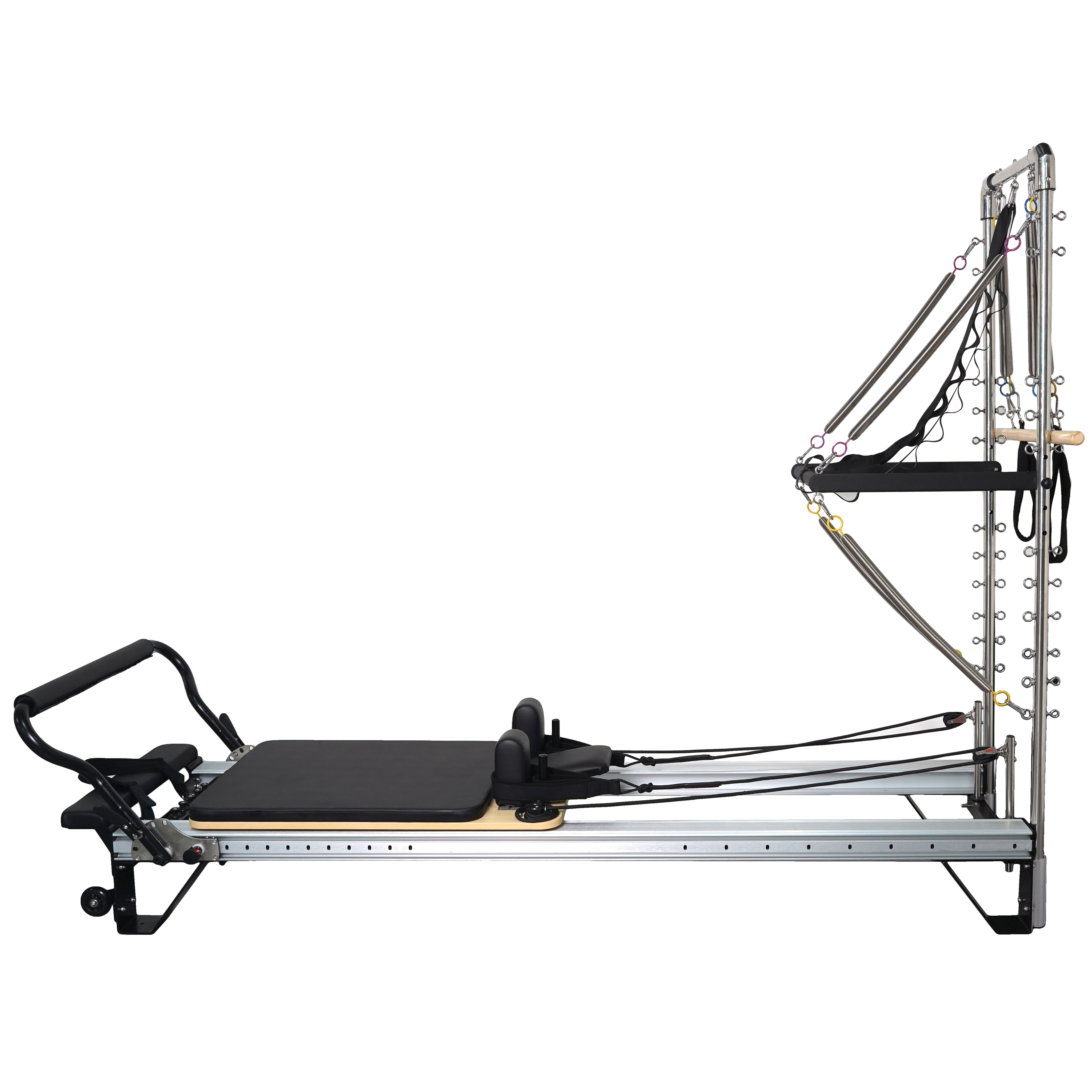 Outer Track with Tower Pilates Reformer- Aluminum