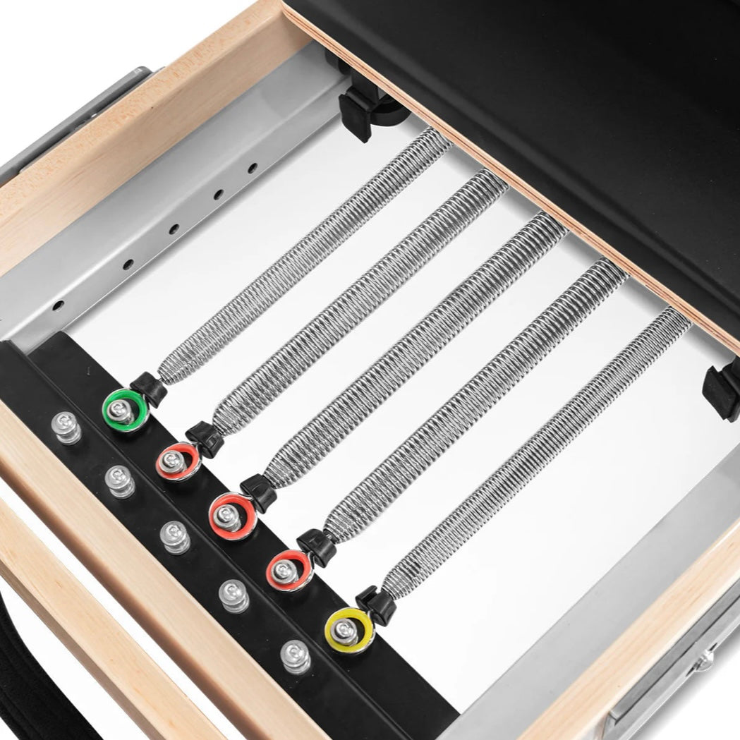 Foldable Pilates Reformer- Oak solid wood legs