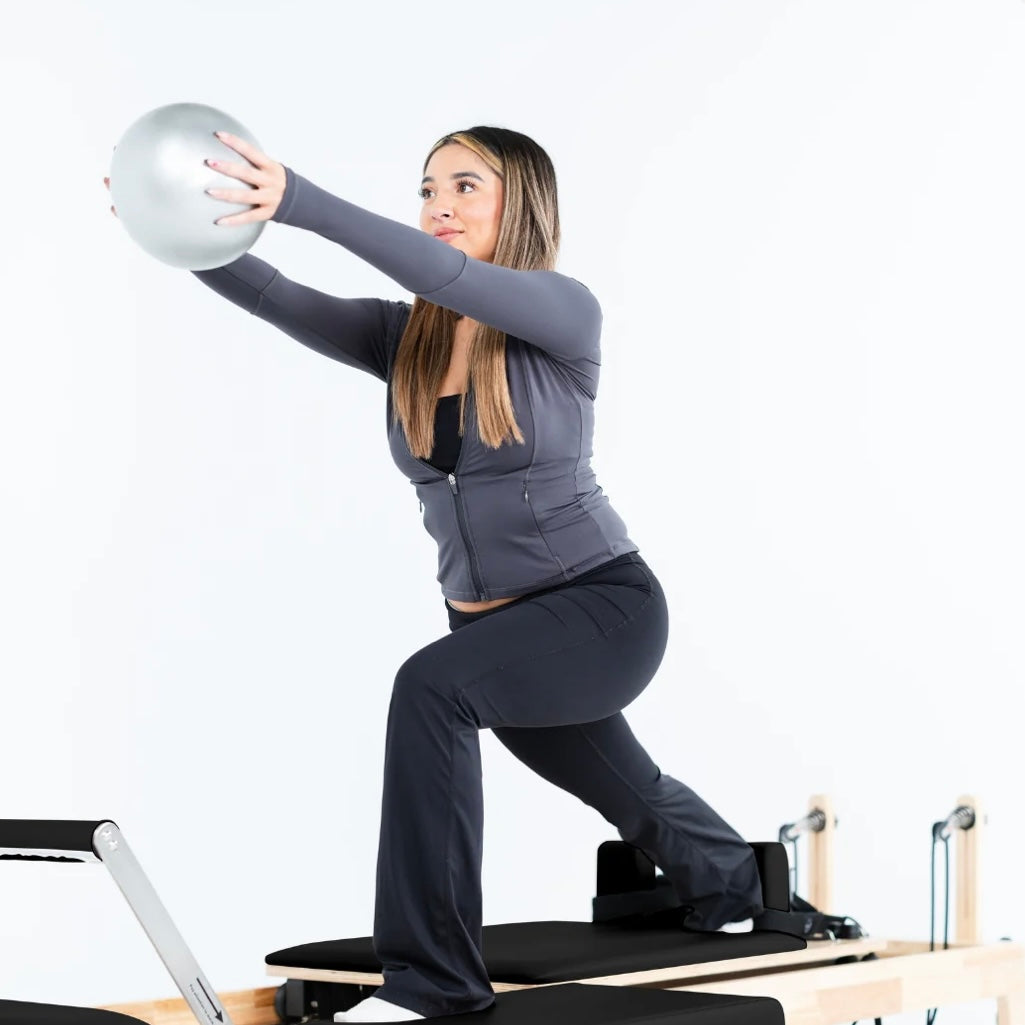 Foldable Pilates Reformer- Oak solid wood legs