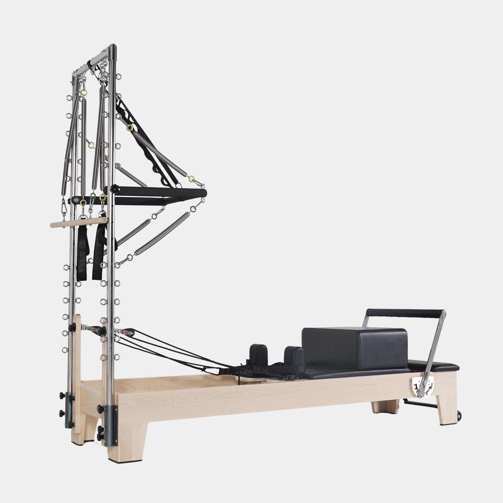 Pilates Reformer With Tower- Maple