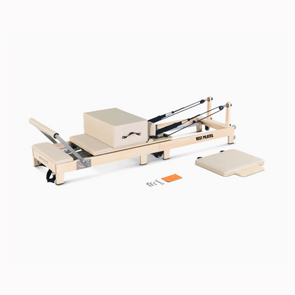 Foldable Pilates Reformer- Oak solid wood legs