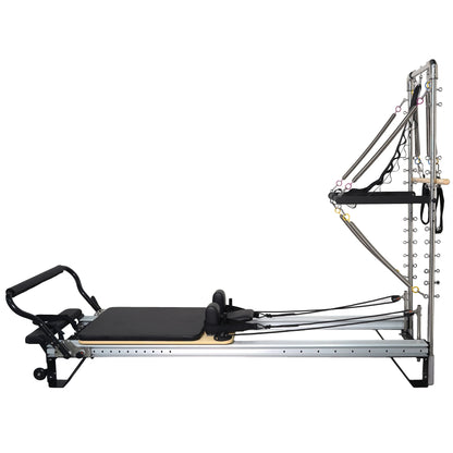 Outer Track with Tower Pilates Reformer- Aluminum