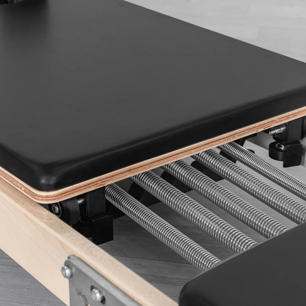 Foldable Pilates Reformer- Oak solid wood legs