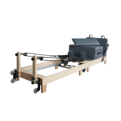 Foldable Pilates Reformer- Maple Solid Wood Legs