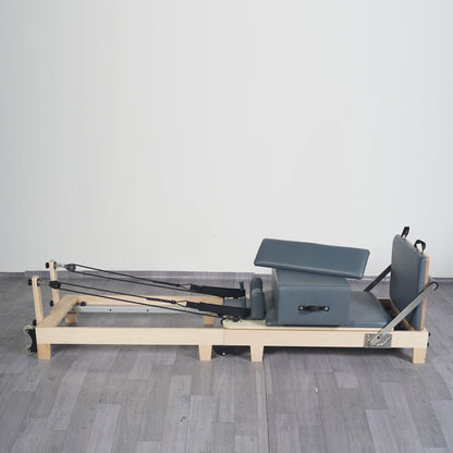 Foldable Pilates Reformer- Maple Solid Wood Legs