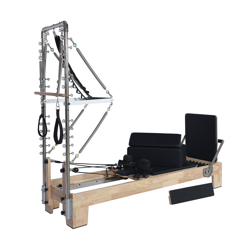 Pilates Reformer- Oak with Tower