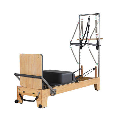Pilates Reformer- Oak with Tower