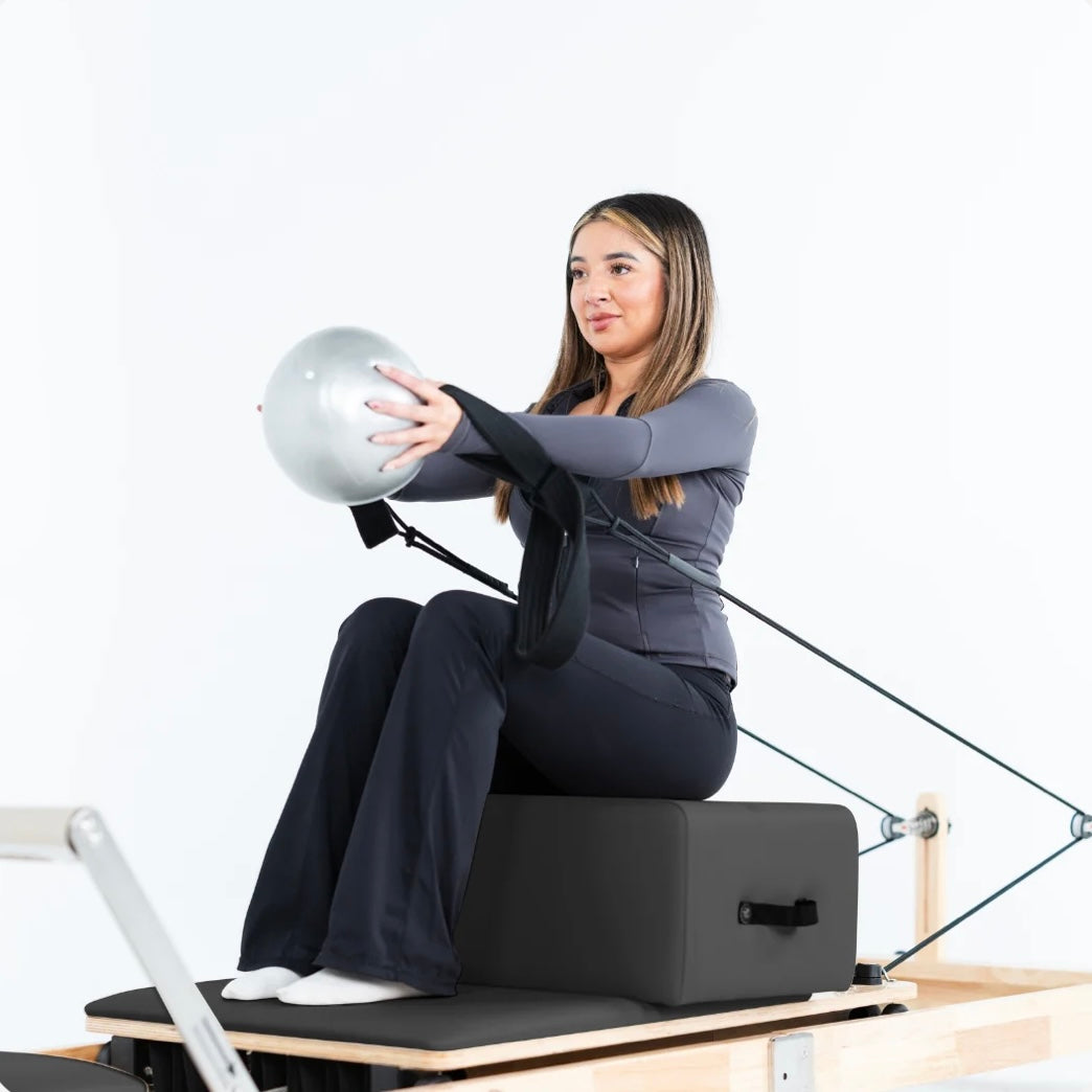 Foldable Pilates Reformer- Oak solid wood legs