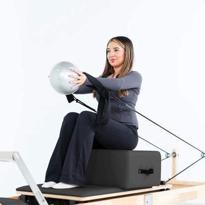 Foldable Pilates Reformer- Oak solid wood legs