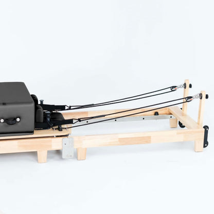 Foldable Pilates Reformer- Oak solid wood legs